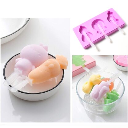 Silicone Popsicle Molds, Reusable Ice Cream Molds With Sticks And Lids. A Must-Have Popsicle Mold For Summer. - Image 6