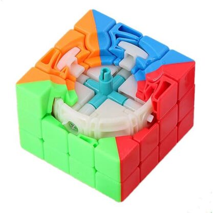 Small Puzzles Cubes 4×4×4 High Speed Sticker Less Magic Cube Game, Kids and Professionals Magic Cube Puzzle Toy, Pack of 1, 8+ Years - Image 8