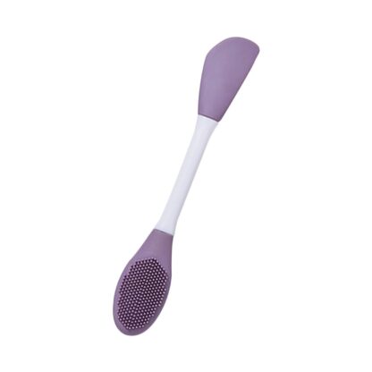 Double-headed Silicone Mask Brush Face Cleansing and Applying Mud Mask Beauty Salon Special Brush Smear Tool Facial Scrub Silicone Wash Scrubber Face Tools (1 Pc) - Image 4