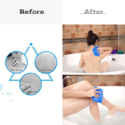 Silicone Body Scrubber Silicone Bath Body Brush (1 Pc / 25 Inch) - Image 7