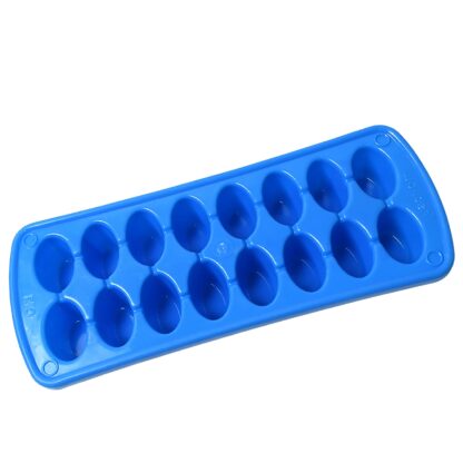 Plastic Ice Cube Tray- Cube Plastic Ice Cube Moulds & Tray with Flexible Ice Trays, Stackable Flexible & Twist Release Safe Ice Cube Molde - Image 4