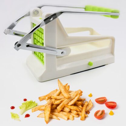 French Fry Cutter, Great with Vegetables, Potato Fries Cutter Professional Vegetable Cutter Stainless Steel Cutter Potato, Onions, Carrots, Cucumbers, Fruits Potato Cutter (1 pc) - Image 3