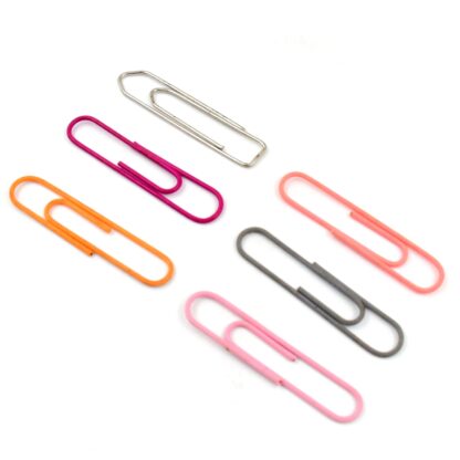 Multipurpose Assorted Color Paper Clips (Approx 30 Pcs / Medium Size) - Image 6