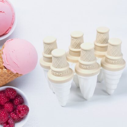 6 Pc ice candy maker Ice Cream Mold used for making ice-creams in all kinds of places including restaurants and ice-cream parlours etc. - Image 12