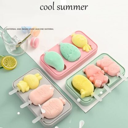 Silicone Popsicle Molds, Reusable Ice Cream Molds With Sticks And Lids. A Must-Have Popsicle Mold For Summer. - Image 5