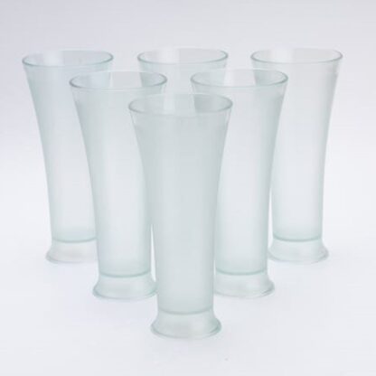 High Quality Faluda, ice cream, Juicer and Water Glasses Set of 6 Transparent, Drinking Water Glasses Stylish Glasses for Faluda, Water, Juice, Glass Set of 6 Pcs (300 ML Approx) - Image 4