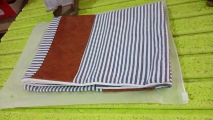 Pillow Covers, leather & cotton Cushion Covers (16 × 16 Inch / 1 Pair / 2 Pc) - Image 7