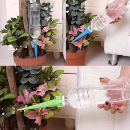 Plant Watering Spikes self Watering Spikes Water dripper for Plants, Adjustable Plant Watering Devices with Slow Release Control Valve Switch - Image 4