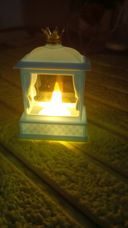 Acrylic Battery Operated Mini Square LED Lantern (1Pc) - Image 7