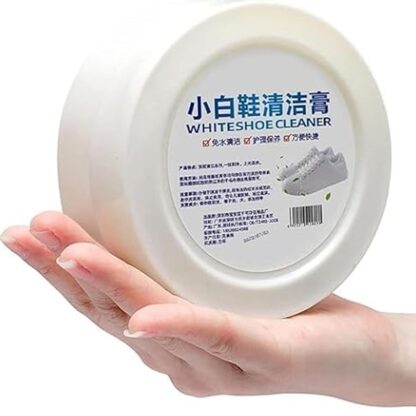 Stain Remover Cleansing Cream for Shoe Polish Sneaker Cleaning Kit Shoe Eraser Stain Remover White Rubber Sole Shoe Cleaner White Shoe Cleaning Cream Stain Remover (120 Gm Approx) - Image 4