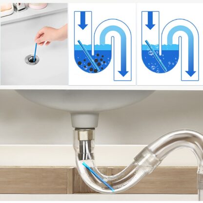 Sani Cleaning Sticks Keep Your Drains Pipes Clear Odor Home Cleaning - Image 7