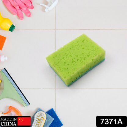 Multi-Purpose Medium 2 In 1 Color Scratch Scrub Sponges, Sponge, Wear Resistance, Dish Washing Tool, High Friction Resistance Furniture for Refrigerator Sofa for Kitchen, Household (1 Pc) - Image 2