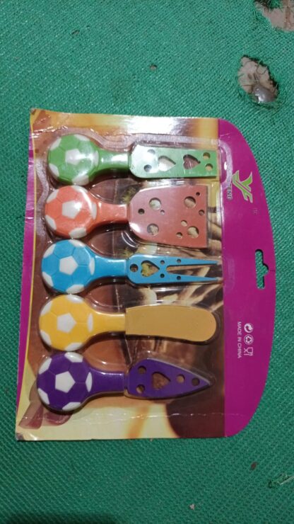 Football Soccer Cheese Knife Set (5 Pcs Set) - Image 7