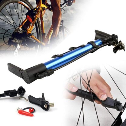 Aluminum Mini Bicycle Air Pump (Multicolor) - Image 3