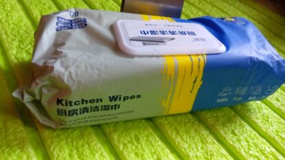 Kitchen Cleaning Wipes | Strong Decontamination Kitchen Wipes | Disposable Kitchen Wet Wipes Household Cloth Towel For Removing Grease Stains And Cleaning Glass (Pack of 80 Pcs) - Image 7