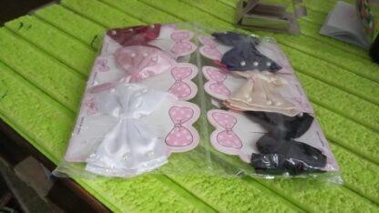 Hair Bow Knot Clip Suitable For Girls (1 Pc / Multicolour) - Image 7