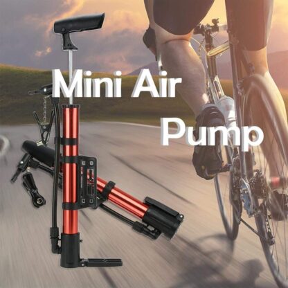 Aluminum Mini Bicycle Air Pump (Multicolor) - Image 4