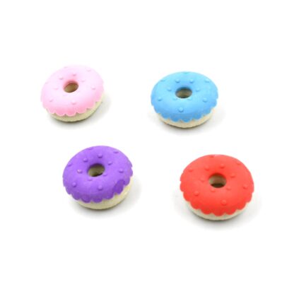 Donut Eraser for Girls & Boys / Eraser for School B'Day Return Gift Party Doughnut Lollipop Ice Cream Theme Shape Erasers Pencils Set for Kids Educational Stationary kit, School Supplies (1 Set 4 Pc) - Image 4