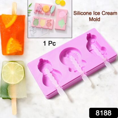 Silicone Popsicle Molds, Reusable Ice Cream Molds With Sticks And Lids. A Must-Have Popsicle Mold For Summer. - Image 2