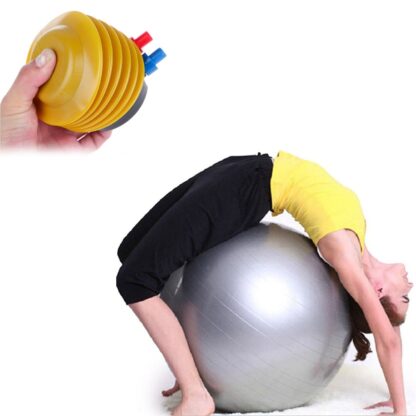 Heavy Duty Gym Ball Non-Slip Stability Ball with Foot Pump for Total Body Fitness - Image 4