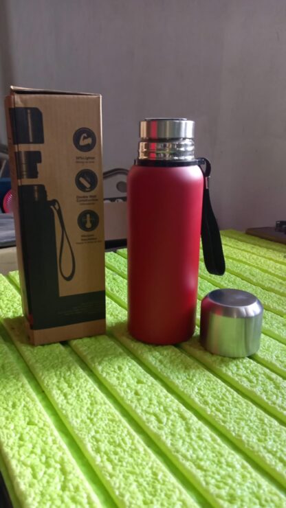 Stainless Steel Water Bottle, Fridge Water Bottle, Stainless Steel Water Bottle Leak Proof, Rust Proof, Cold & Hot Thermos steel Bottle| Leak Proof | Office Bottle | Gym | Home | Kitchen | Hiking | Trekking | Travel Bottle (Approx 600ML) - Image 7