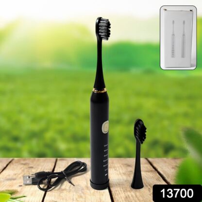 Rechargeable Adult Electric Toothbrush with Extra Brush Head