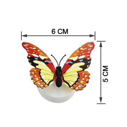 The Butterfly 3D Night Lamp Comes with 3D Illusion Design Suitable for Drawing Room, Lobby.n  (Loose) - Image 7