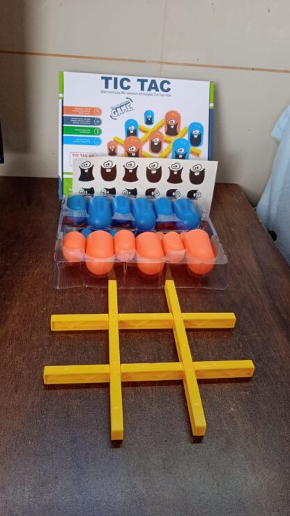 Tic-Tac-Toe Game, Gobble Game, Board Game Indoor (1 Set) - Image 8