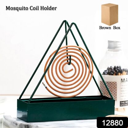 Mosquito Coil Holder Frame, Triangular Shape Iron Mosquito Incense Holder Mosquito Repellent Incense Holder, Hanging, Mosquito Repellent, Outdoor, Stylish, Mosquito Repellent Incense Holder - Image 2