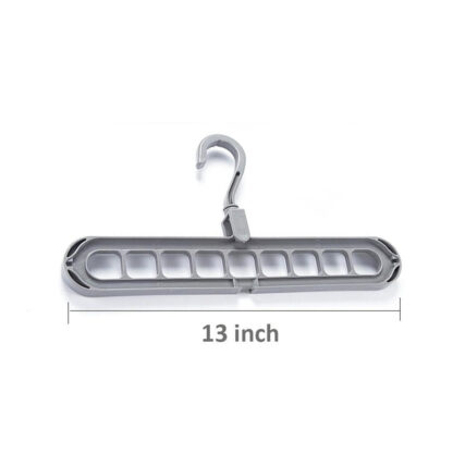 9 Hole Plastic Hanger Hanging hook Indoor Wardrobe Clothes Organization Storage Balcony Windowsill Suit Racks - Image 5