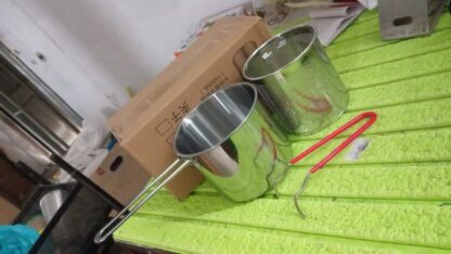 Small Deep Frying Pot With Strainer Basket (2 Pc Set) - Image 7