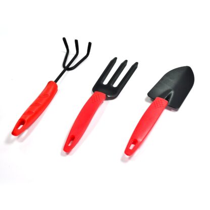 3pcs Small sized Hand Cultivator, Small Trowel, Garden Fork - Image 4