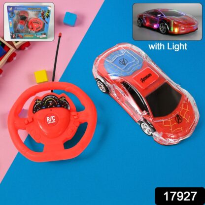 Plastic Remote Control Car, Remote Control Racing car with Two Function Backward and Forward. Handle Design Remote. Best Birthday Gift, Birthday Return Gift with Rechargeable Battery For Car - Image 2