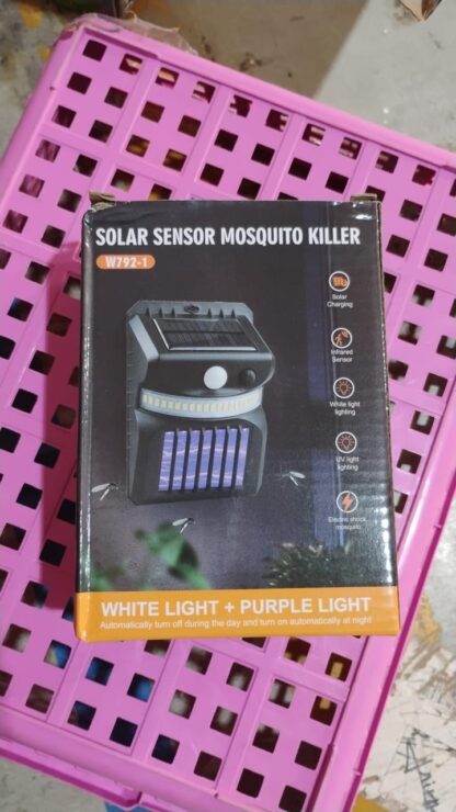 Bug Zapper Outdoor 2 in 1 Solar Mosquito Zapper Lamps (1 Pc) - Image 10