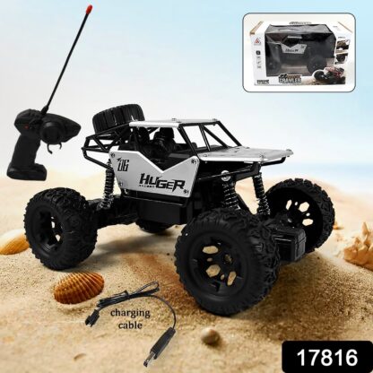 1:18 Scale Rock Crawler Monster RC Truck All Terrain Stunt Racing Car Rechargeable Indoor Outdoor Toy Car - Image 2