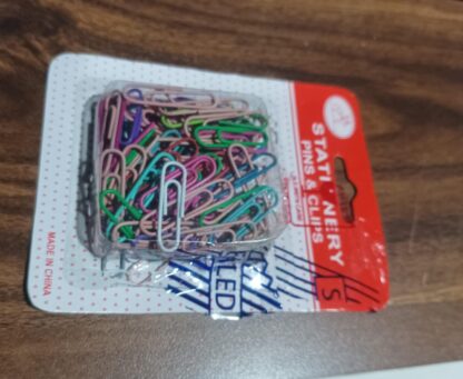 Multipurpose Assorted Color Paper Clips (Approx 70 Pcs / Small Size) - Image 7