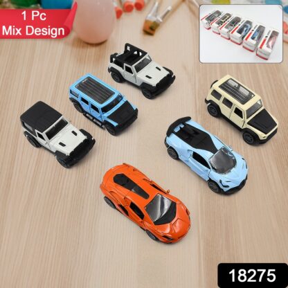 Mini Pull Back Car Widely Used By Kids (1 Pc / Mix Color / Design) - Image 2