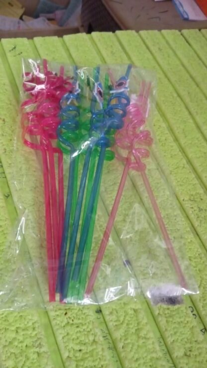 Reusable Plastic Straws (12 pcs Set / Mix Design) - Image 7