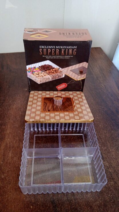 Plastic Super King Exclusive Mukhavasdani Dry Fruit boxes (1 Pc) - Image 7