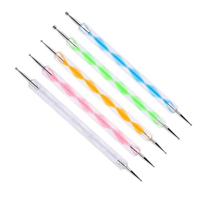 Nail Art Point Pen and Set Used by Women's for Their Fashion Purposes (Pack of 5Pcs) - Image 7