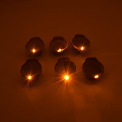 Water Sensor Diyas for Diwali Decoration | Diyas for Home Decoration| Diwali Decoration Items for Home Decor Diyas | Diwali LED Diyas Candle with Water Sensing Technology E-Diya (6Pc Set) - Image 6