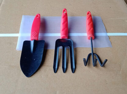 3pcs Small sized Hand Cultivator, Small Trowel, Garden Fork - Image 7