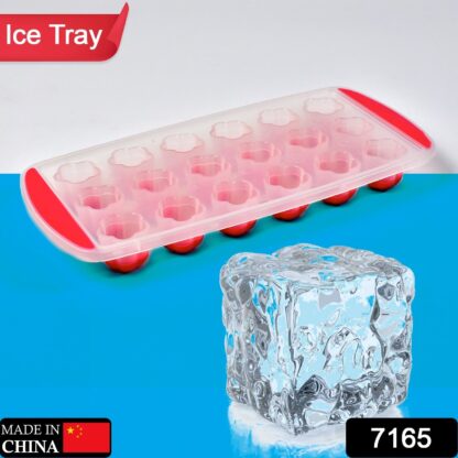 Ice Mould Flower Shape 18 Cavity Mould ice Tray Sphere ice Flower Mould Small ice Flower Tray Mini ice Cube Tray - Image 2