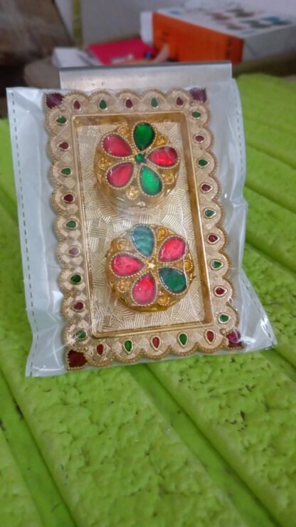 Tray Shape Special Puja Thali (1 Pc / Mix Design) - Image 7