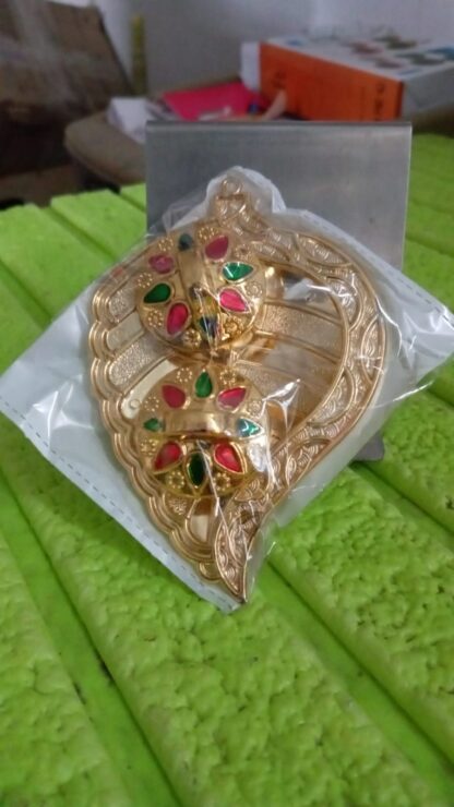 Leaf Shape Special Puja Thali (1 Pc / Mix Design) - Image 11