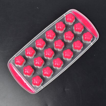 Ice Mould Flower Shape 18 Cavity Mould ice Tray Sphere ice Flower Mould Small ice Flower Tray Mini ice Cube Tray - Image 4