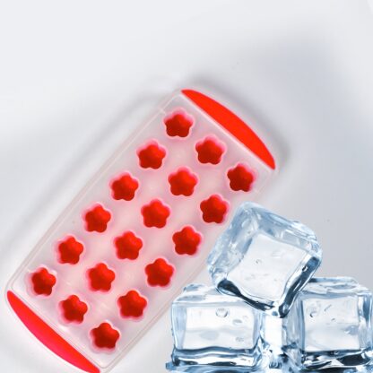 Ice Mould Flower Shape 18 Cavity Mould ice Tray Sphere ice Flower Mould Small ice Flower Tray Mini ice Cube Tray - Image 3