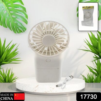 Portable Small Electric Fan, Handheld Fan With 3 Modes USB Rechargeable Mini Student Handheld Class Personal Fan (1 Pc) - Image 2