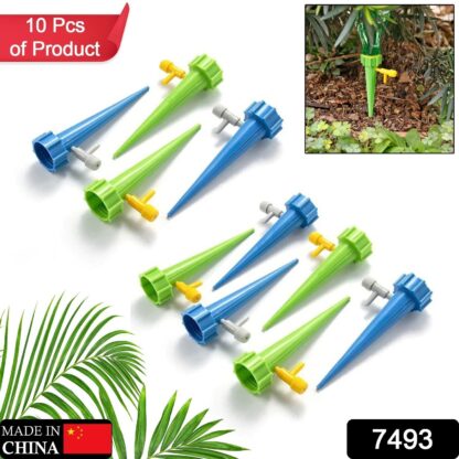 Plant Watering Spikes self Watering Spikes Water dripper for Plants, Adjustable Plant Watering Devices with Slow Release Control Valve Switch - Image 2