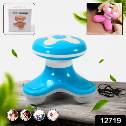 Multifunctional Mini Massager, Triangle Electric USB Massager, Automatic Switch, Relieve Fatigue, As a Gift (1 Pc / Battery Not Included) - Image 2